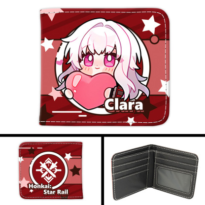 星穹鐵道Q版動漫周邊pu皮革短錢包-ZUIHANG SHOP