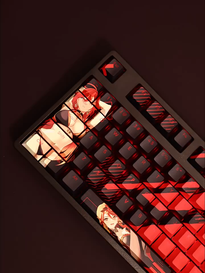 火神納塔透光RGB108鍵標準配列衛星軸鍵帽