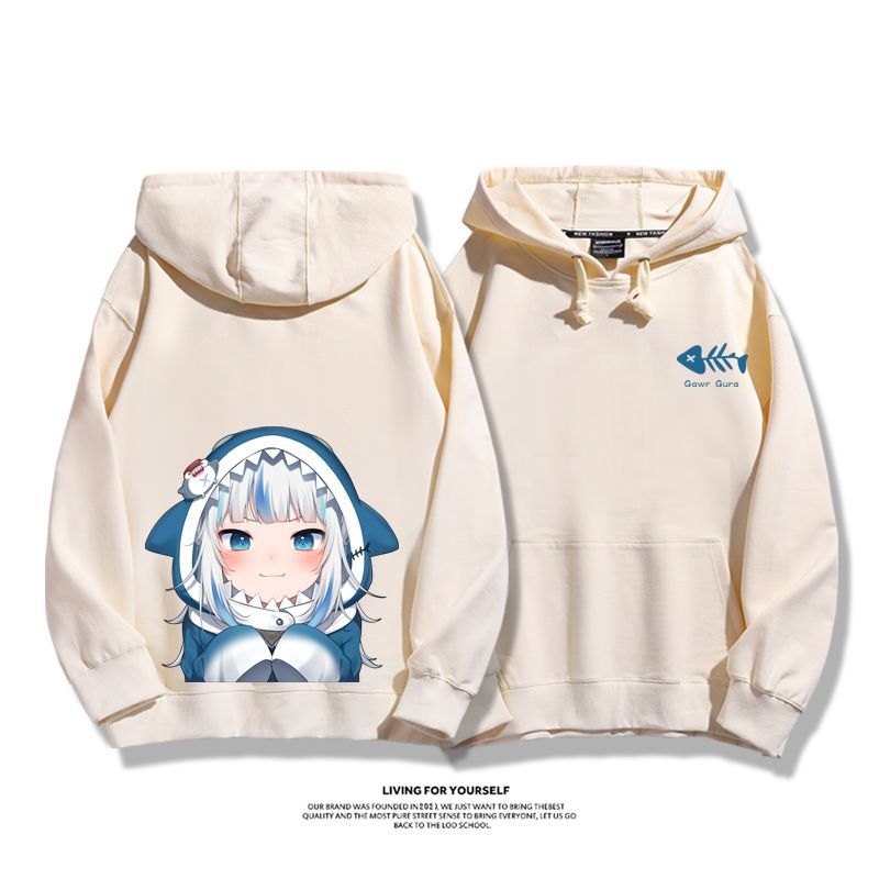Gawr Gura 2025秋冬新款 親子情侶男女連帽衛衣-ZUIHANG SHOP
