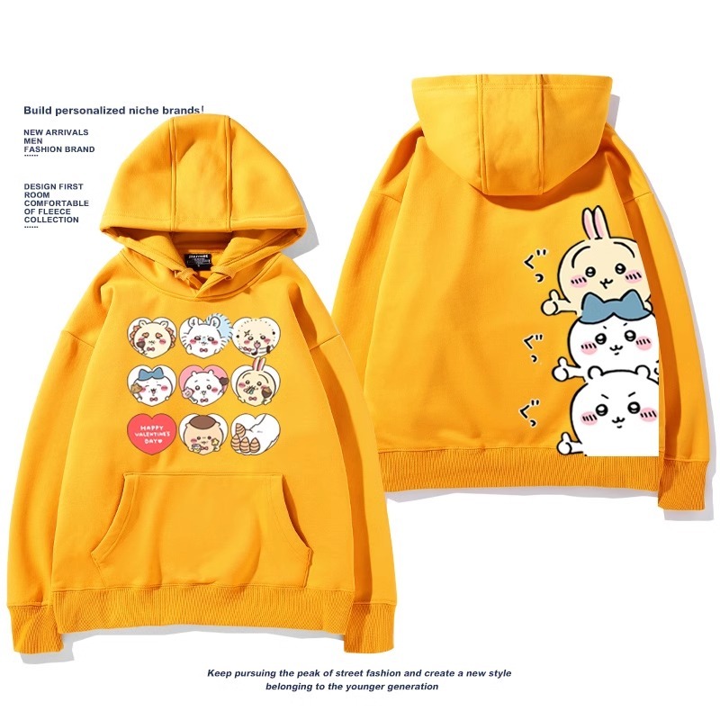 Chiikawa新款 親子情侶男女款連帽衛衣-ZUIHANG SHOP