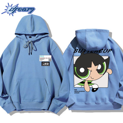 飛天小女警新款 親子情侶男女款連帽衛衣-ZUIHANG SHOP