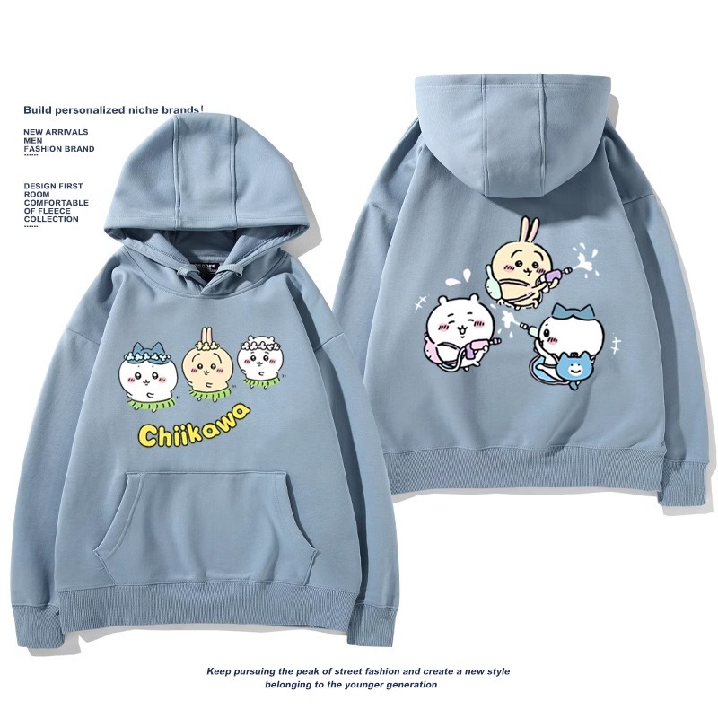 Chiikawa新款 親子情侶男女款連帽衛衣-ZUIHANG SHOP