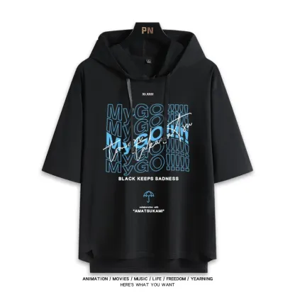 BanG Dream! It's MyGO新款 親子情侶男女款連帽短袖T恤-ZUIHANG SHOP