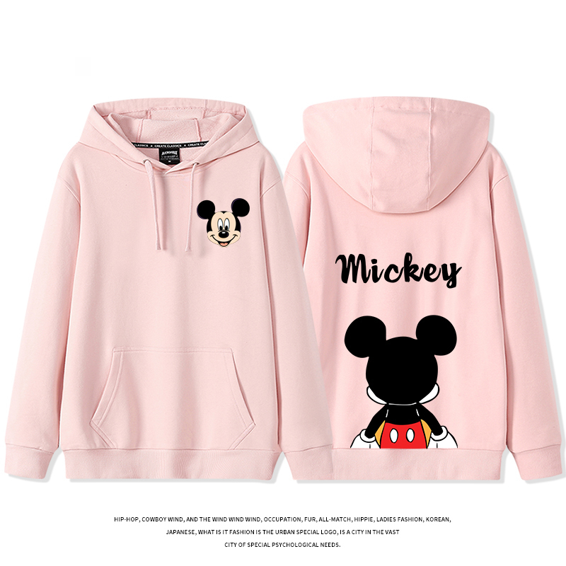 迪士尼 2025秋冬新款 親子情侶裝連帽衛衣