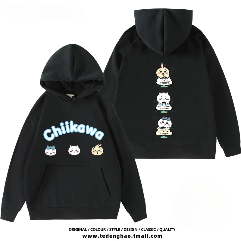 Chiikawa新款 親子情侶男女款連帽衛衣-ZUIHANG SHOP