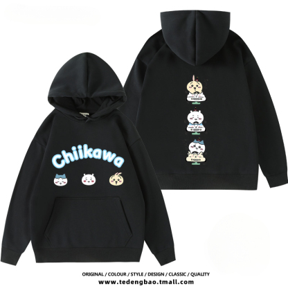 Chiikawa新款 親子情侶男女款連帽衛衣-ZUIHANG SHOP