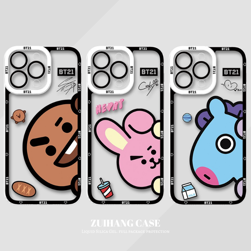 BTS防彈少年團天使眼透明防摔軟殼