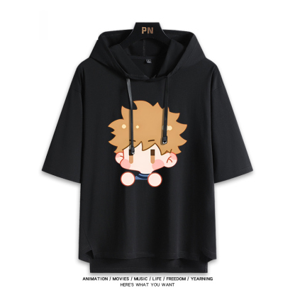 藍色監獄 連帽短袖T恤-ZUIHANG SHOP