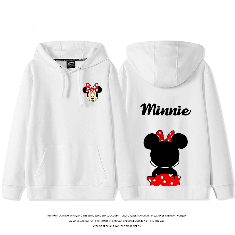迪士尼 2025秋冬新款 親子情侶裝連帽衛衣