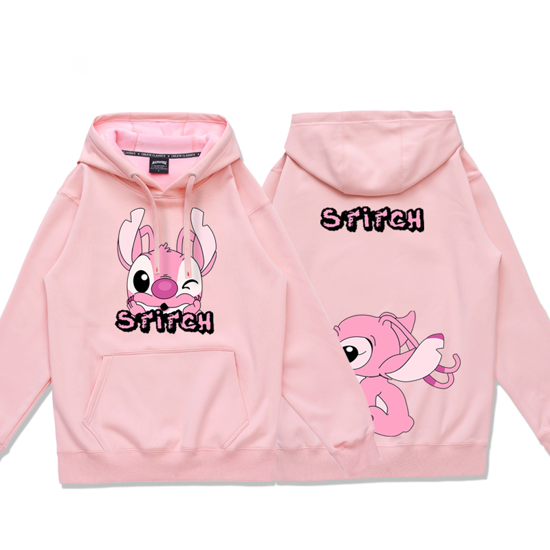 史迪奇 2025秋冬新款 親子情侶裝連帽衛衣