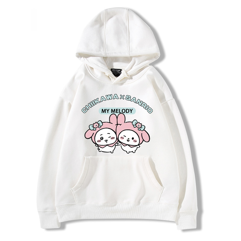 chiikawa吉伊卡哇聯名三麗歐新款 親子情侶男女款連帽衛衣-ZUIHANG SHOP