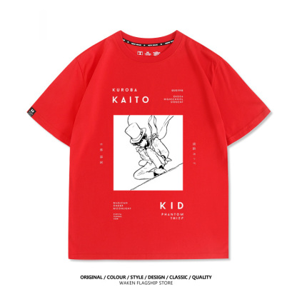 怪盜基德 2025親子情侶男女同款 印花短袖T恤