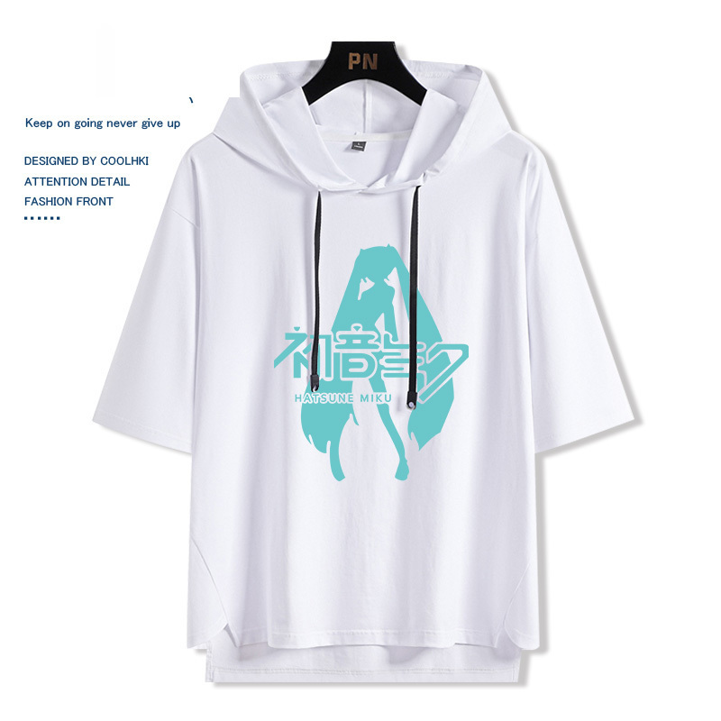 初音未來 連帽短袖T恤