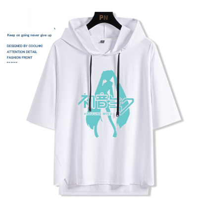 初音未來 連帽短袖T恤