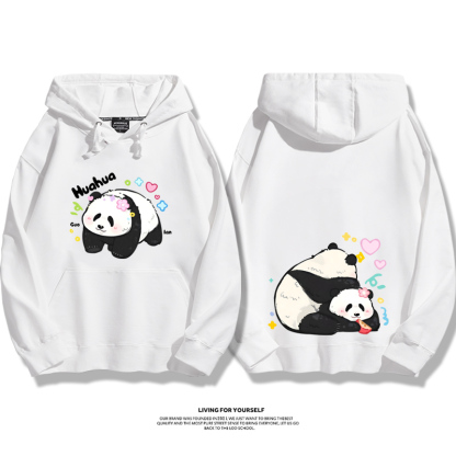 花花果賴熊貓新款 親子情侶男女款連帽衛衣-ZUIHANG SHOP