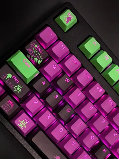 EVA初號機透光RGB108鍵標準配列衛星軸鍵帽