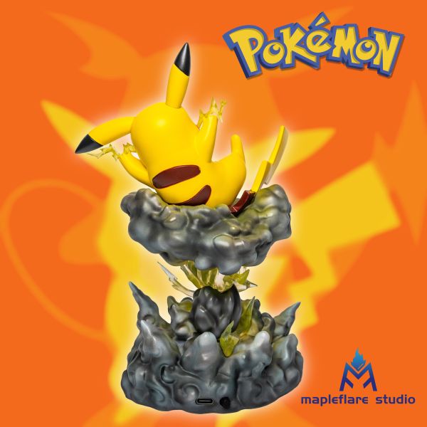 【預購】楓焰mapleflare studio 寶可夢夜燈系列-皮卡丘
