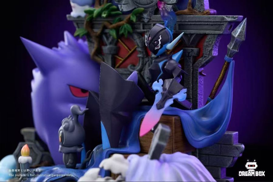 【預購】DreamBox夢幻盒-精靈系列第一彈-幽靈系場景 蒼炎刃鬼殘破王座