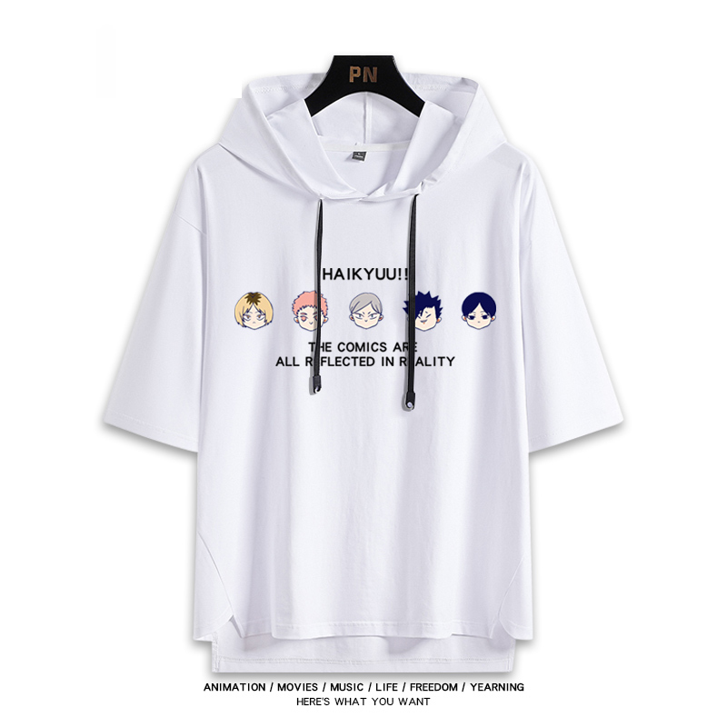 排球少年 連帽短袖T恤-ZUIHANG SHOP