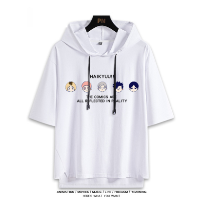 排球少年 連帽短袖T恤-ZUIHANG SHOP
