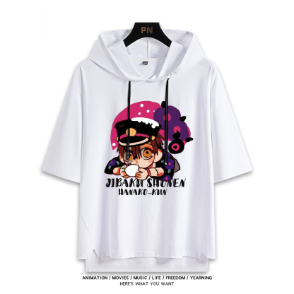 地縛少年花子君  連帽短袖T恤-ZUIHANG SHOP