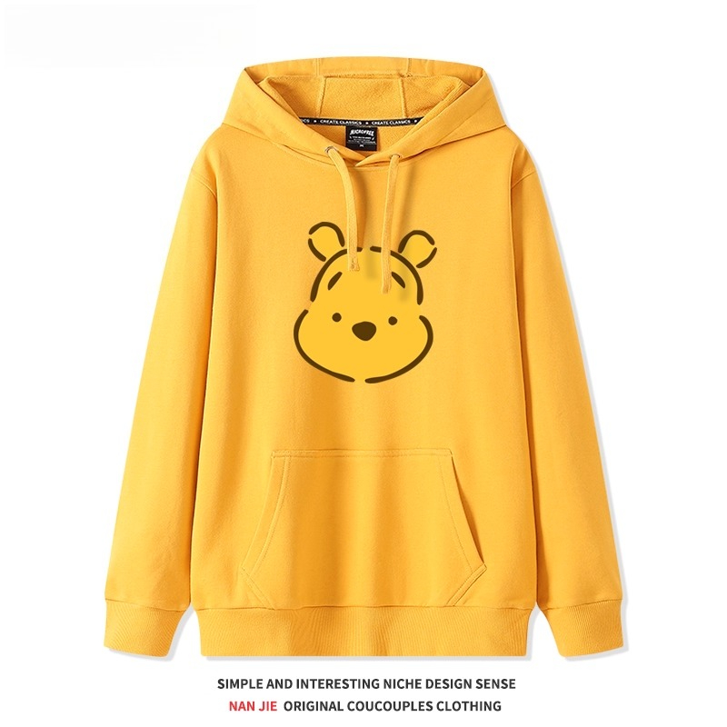 小熊維尼聯名 衛衣2025秋冬新款親子情侶裝連帽衛衣