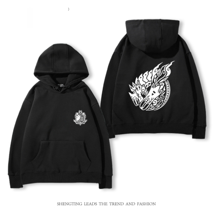 Monster Hunter Rise魔物獵人新款 親子情侶男女款連帽衛衣-ZUIHANG SHOP