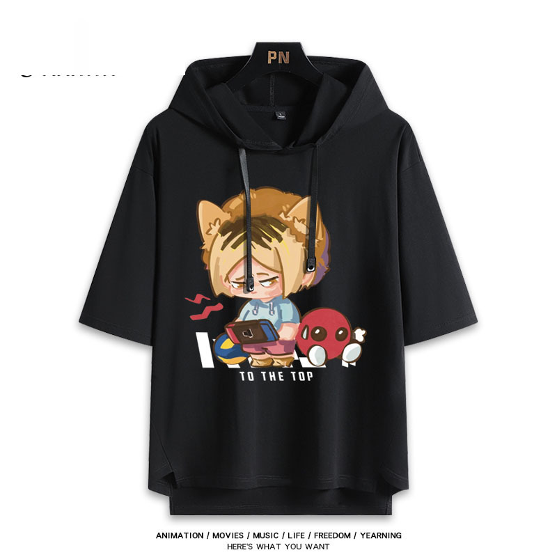 排球少年 連帽短袖T恤