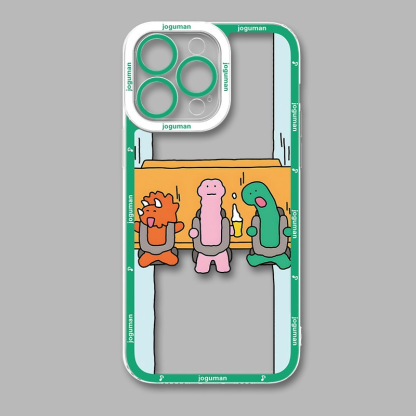 joguman小恐龍天使眼透明防摔軟殼