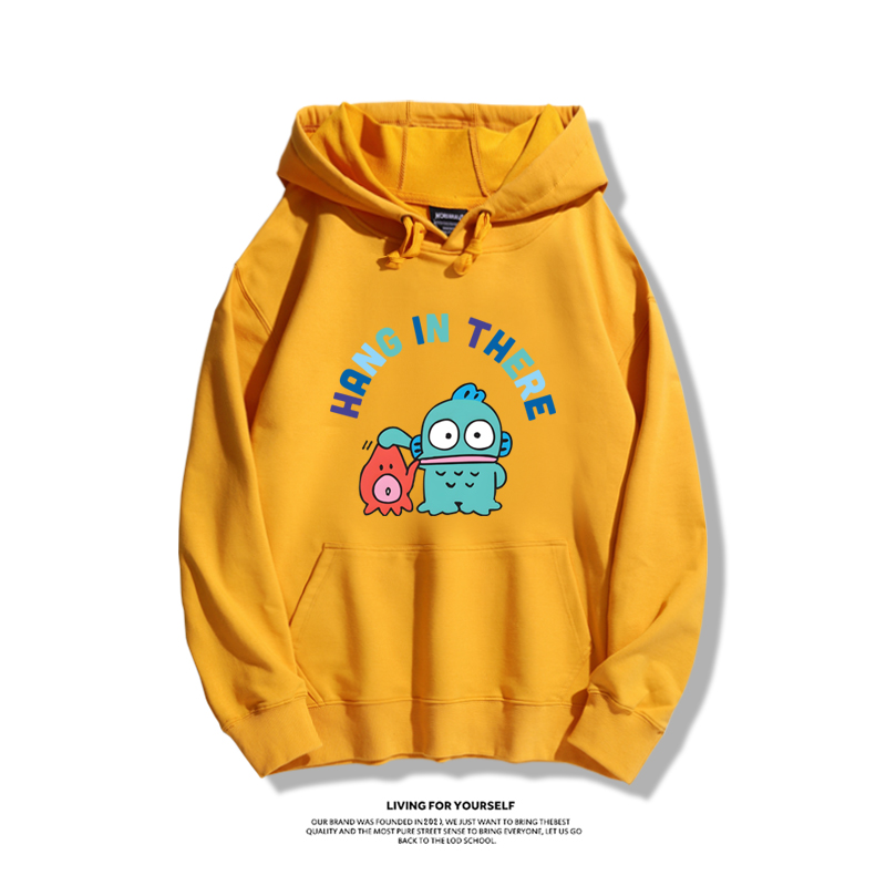 人魚漢頓醜魚新款 親子情侶男女款連帽衛衣-ZUIHANG SHOP