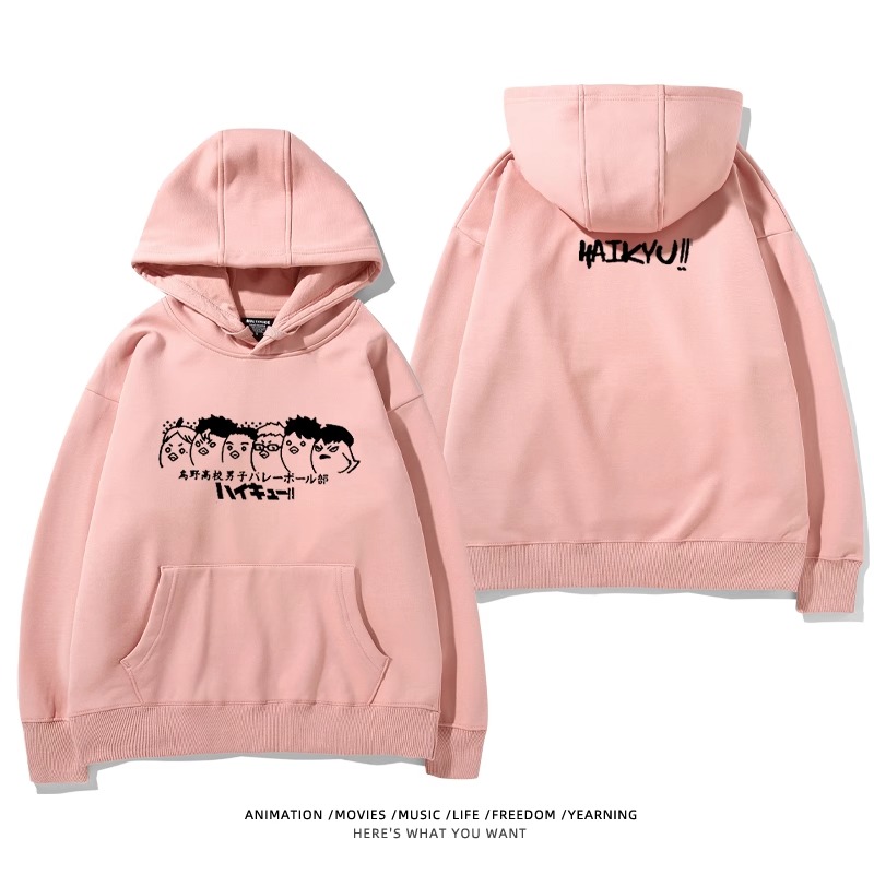 排球少年新款 親子情侶男女款連帽衛衣-ZUIHANG SHOP