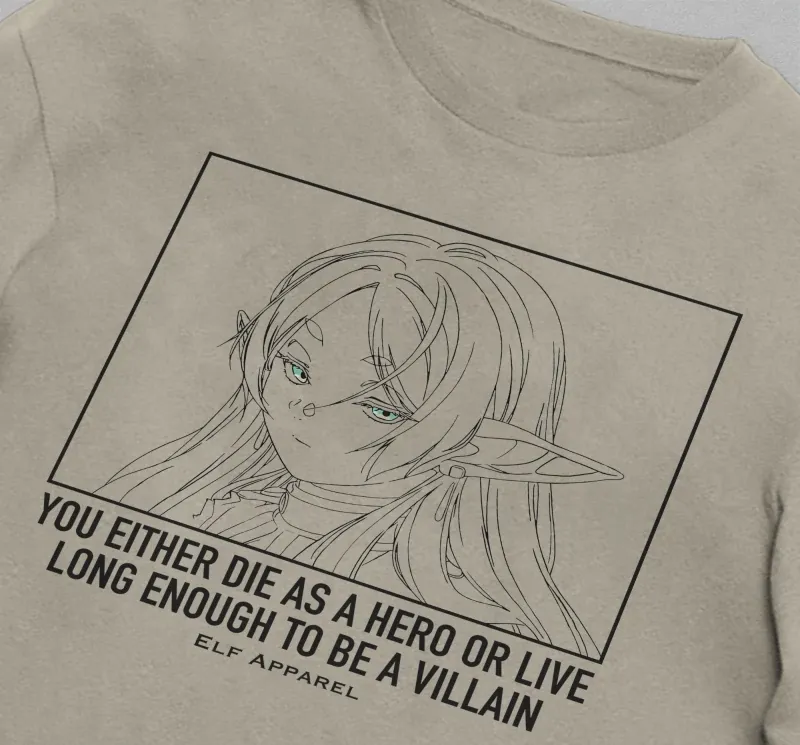 Sousou no Frieren 葬送的芙莉蓮 印花短袖T恤