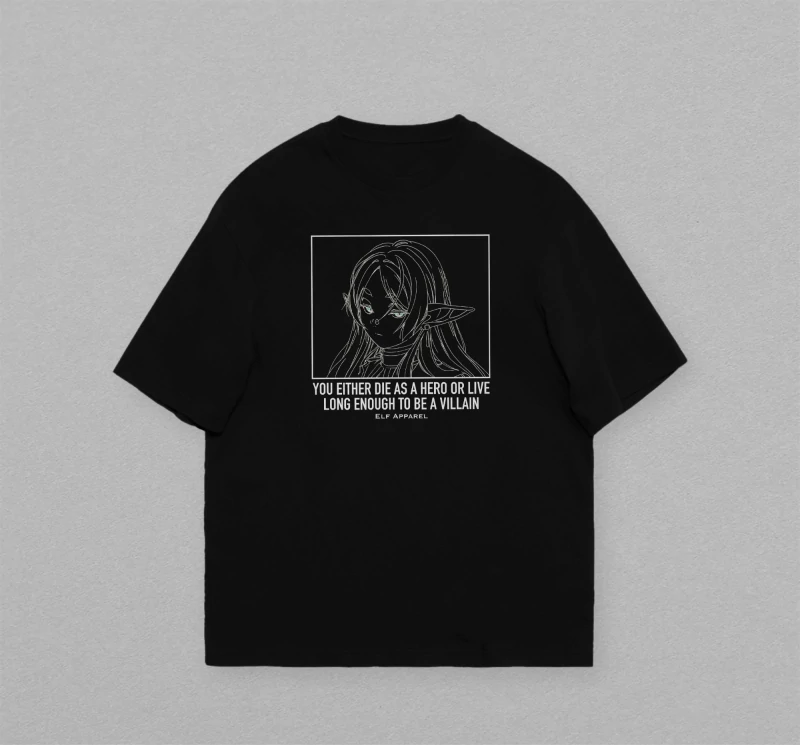 Sousou no Frieren 葬送的芙莉蓮 印花短袖T恤