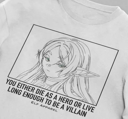 Sousou no Frieren 葬送的芙莉蓮 印花短袖T恤