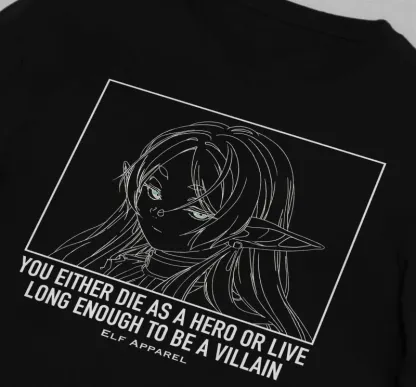 Sousou no Frieren 葬送的芙莉蓮 印花短袖T恤