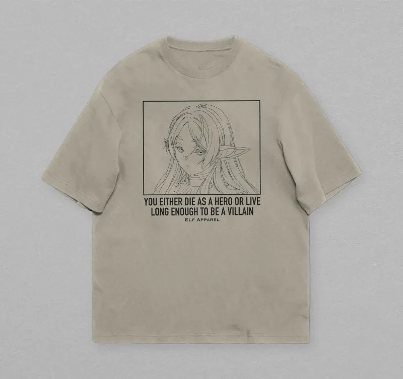 Sousou no Frieren 葬送的芙莉蓮 印花短袖T恤