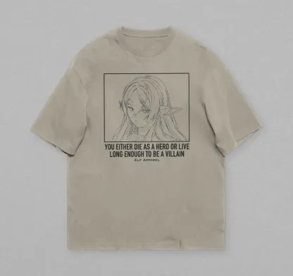 Sousou no Frieren 葬送的芙莉蓮 印花短袖T恤