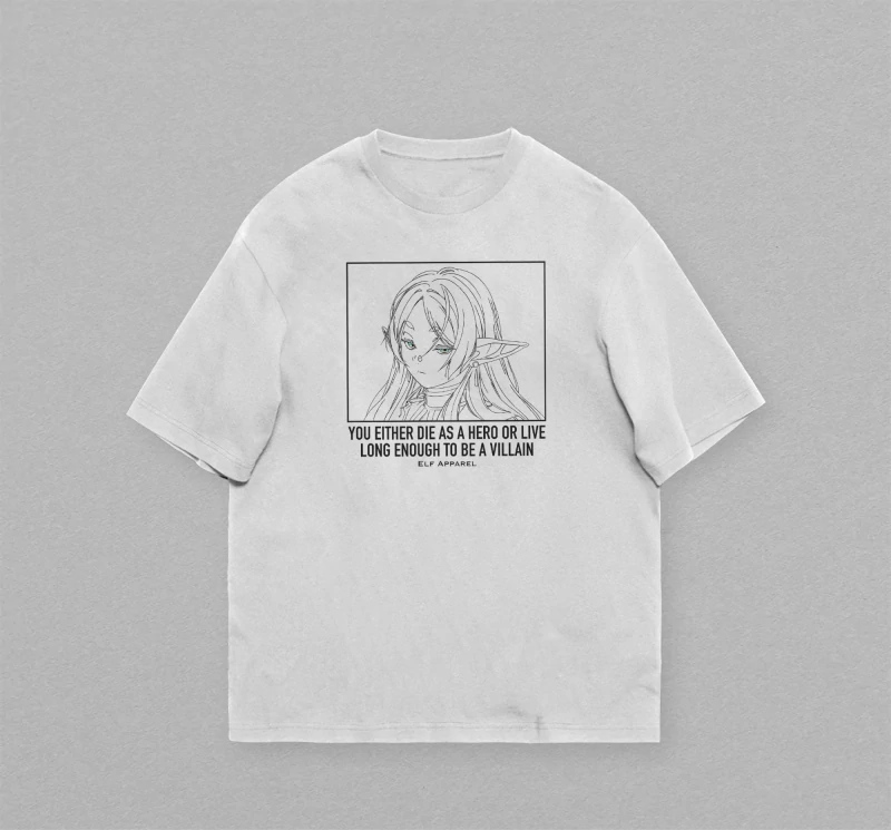 Sousou no Frieren 葬送的芙莉蓮 印花短袖T恤