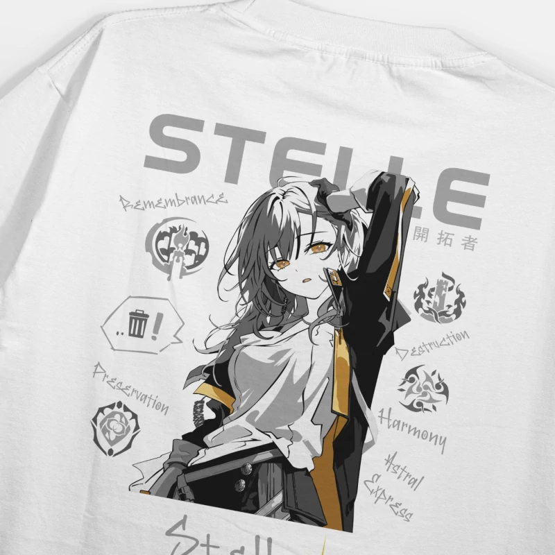 開拓者星 崩壞星穹鐵道粉絲自製T恤