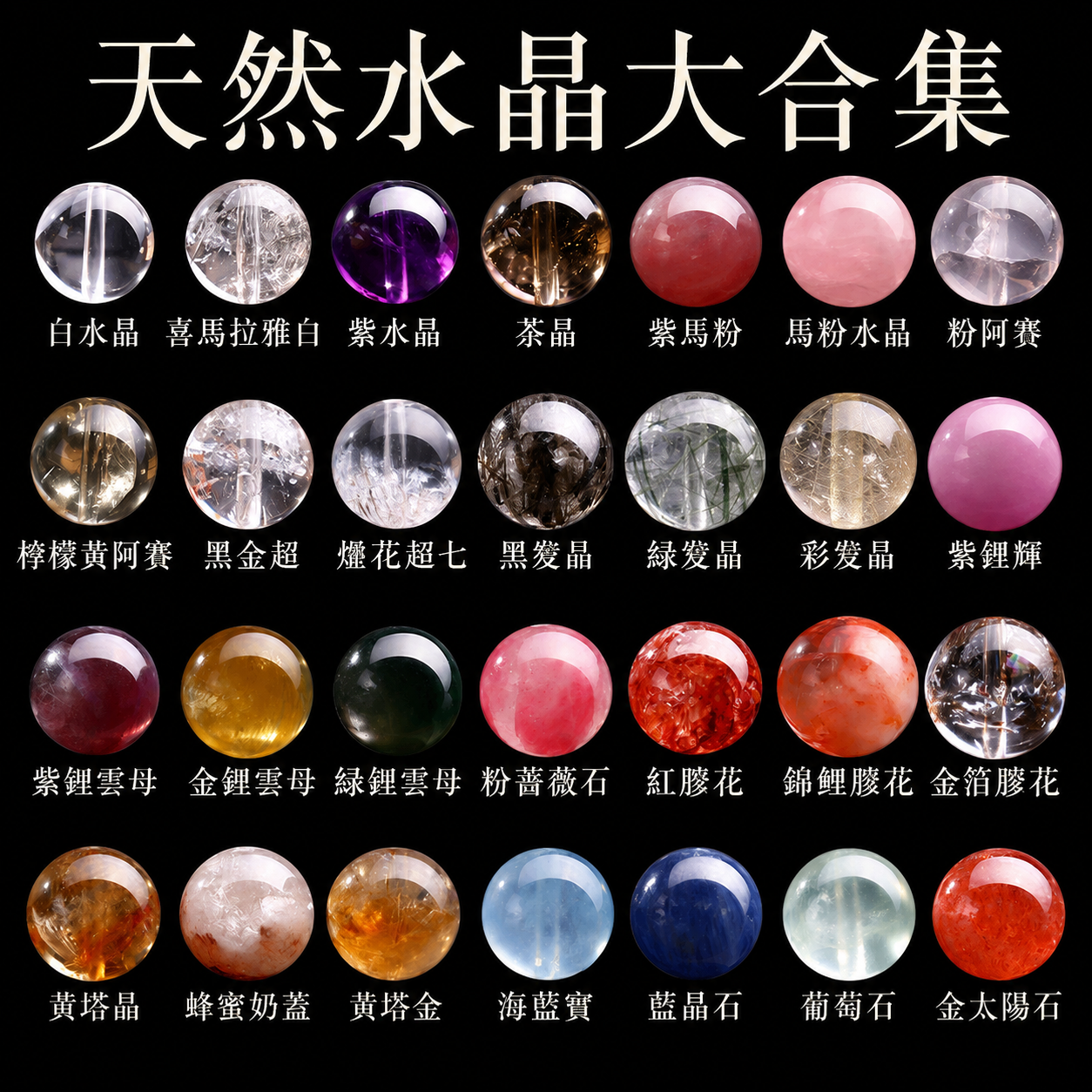 天然水晶手饰串 原創DIY訂製手作