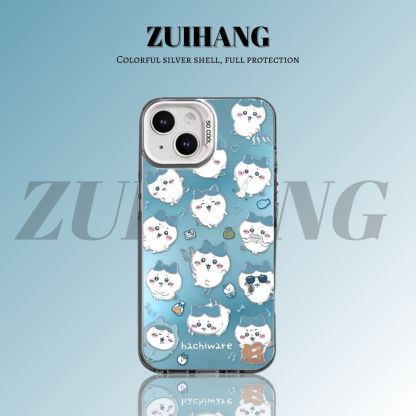 Chiikawa彩銀線條漸變防摔手機殼-ZUIHANG SHOP