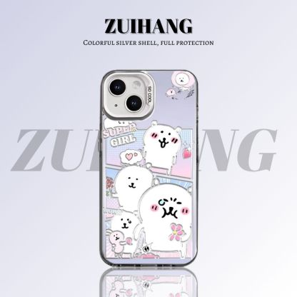 Chiikawa彩銀線條漸變防摔手機殼-ZUIHANG SHOP