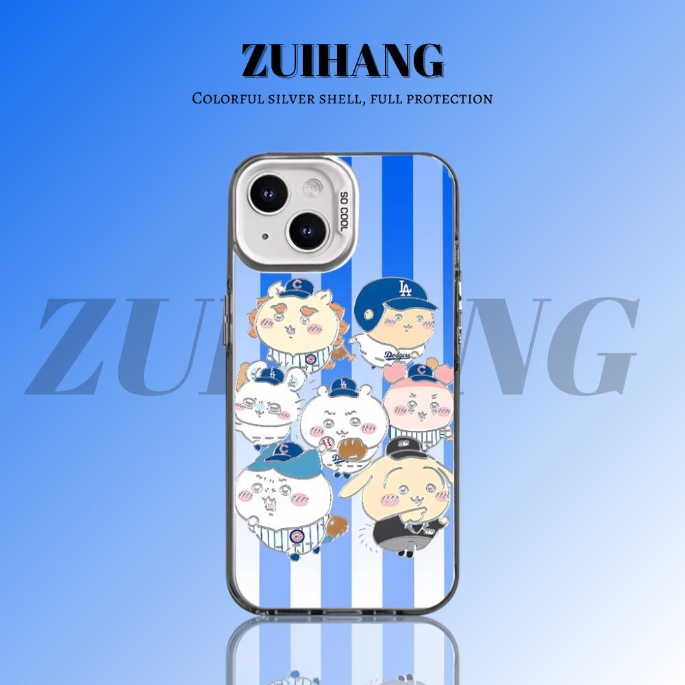 Chiikawa彩銀線條漸變防摔手機殼-ZUIHANG SHOP