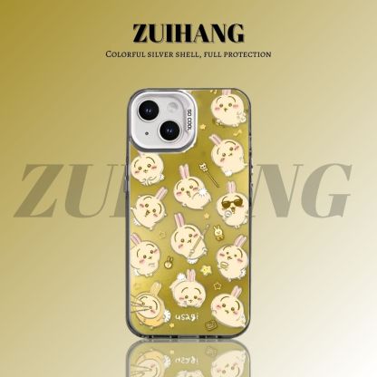 Chiikawa彩銀線條漸變防摔手機殼-ZUIHANG SHOP