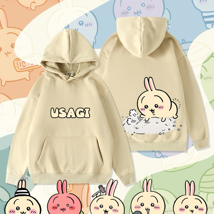 Chiikawa新款 親子情侶男女款連帽衛衣-ZUIHANG SHOP