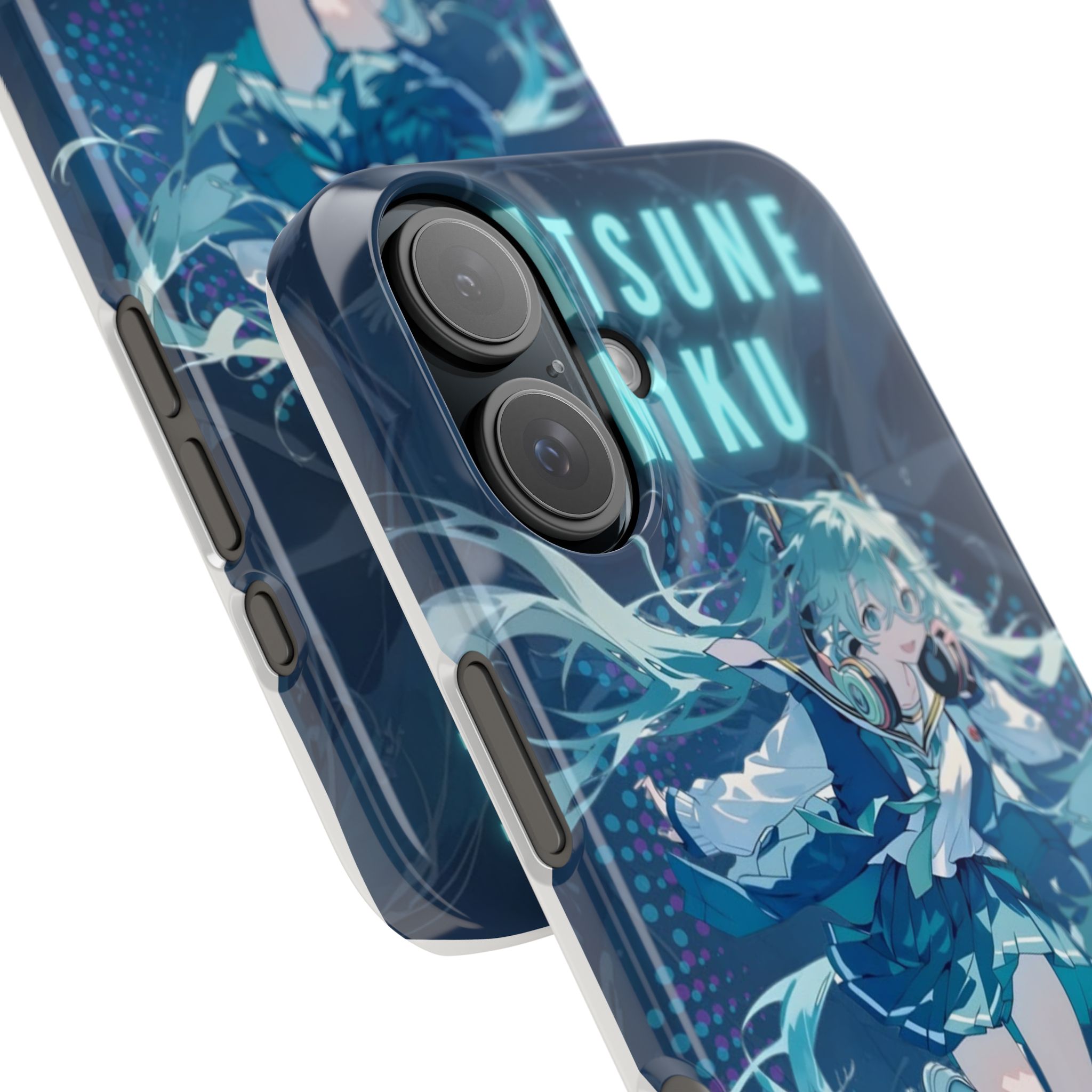 初音未來 校園水手服主題高清彩繪手機殼