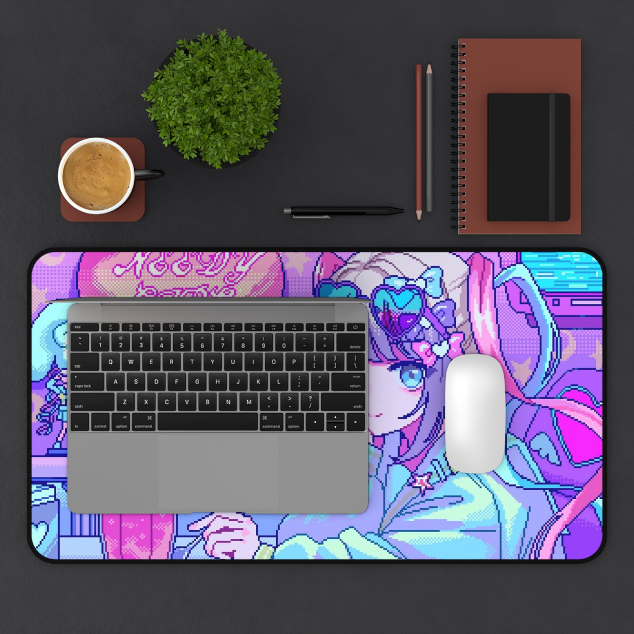 超天醬 主播女孩重度依賴卡牌桌遊週邊牌墊滑鼠墊