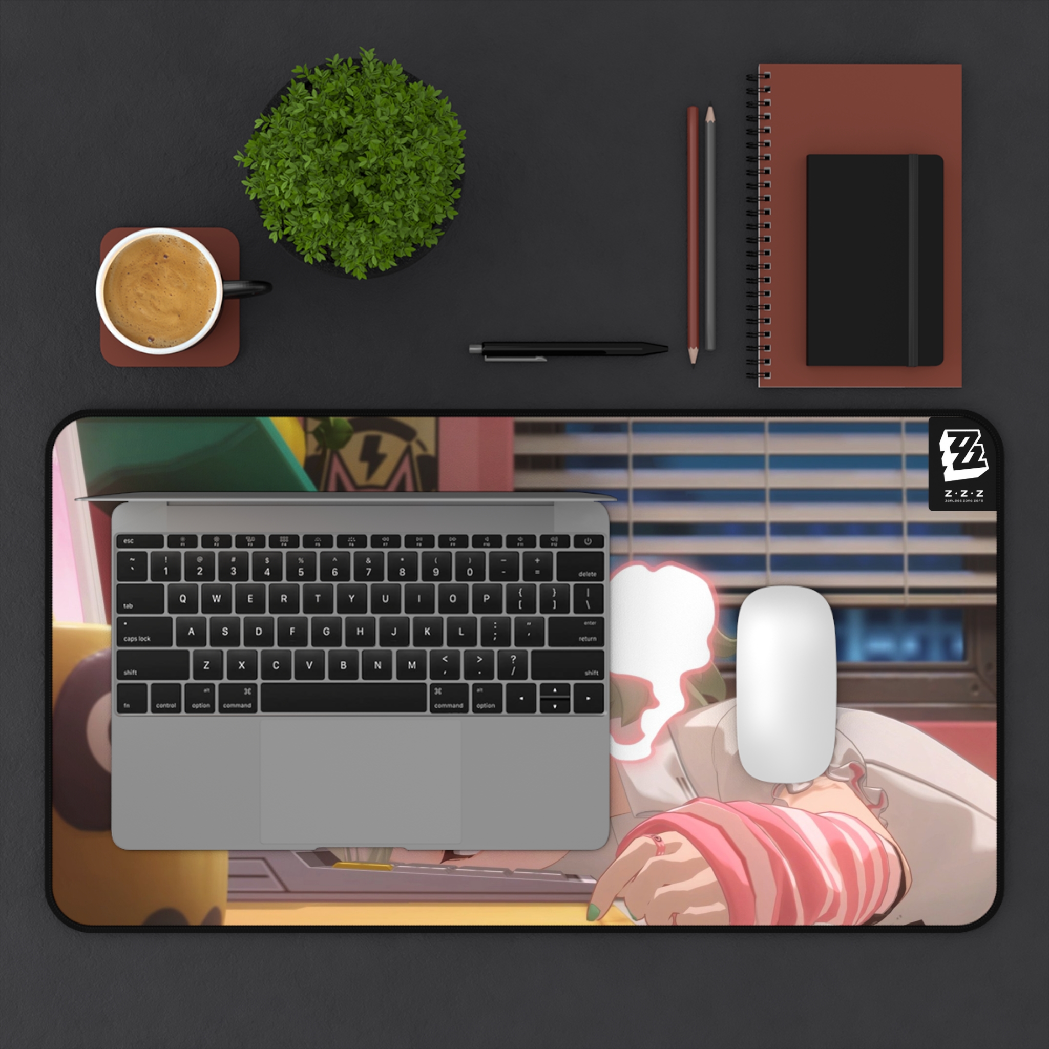 千夏 絕區零卡牌桌遊週邊牌墊滑鼠墊