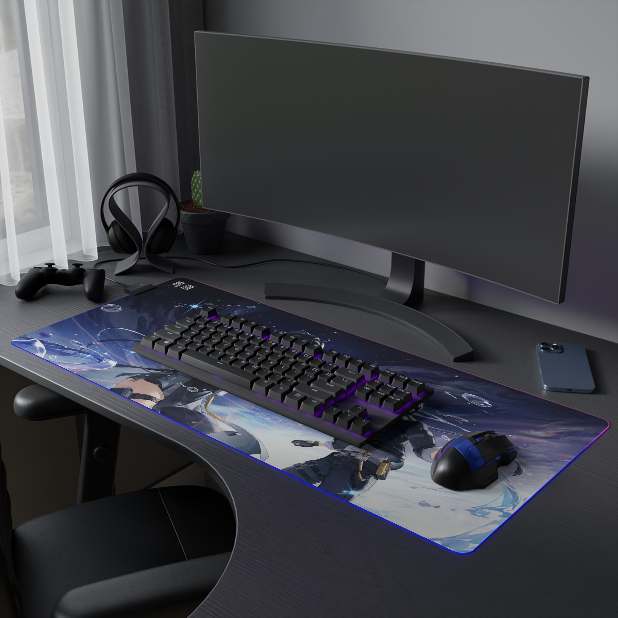 鳴潮 海歌重奏 主題桌墊 LED遊戲滑鼠墊-ZUIHANG SHOP