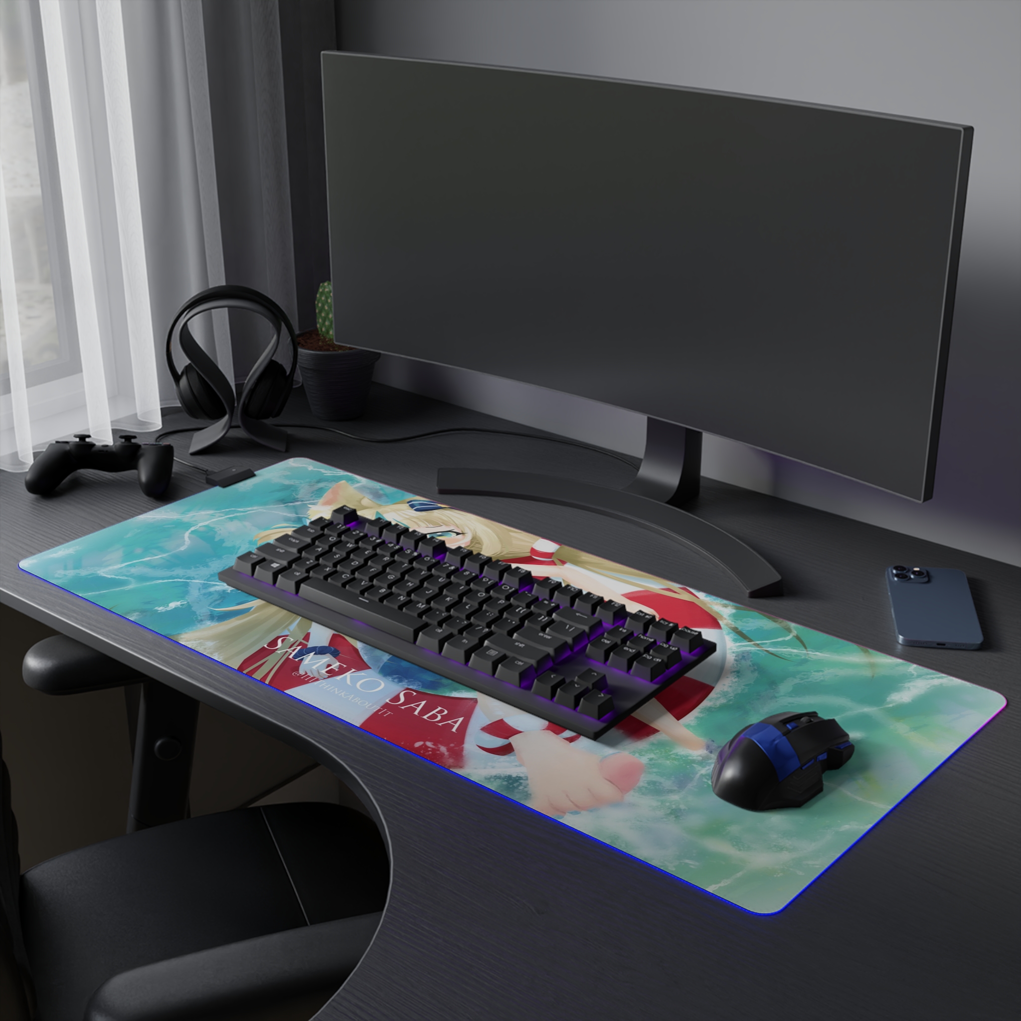 SamekoSaba 主題桌墊 LED遊戲滑鼠墊-ZUIHANG SHOP